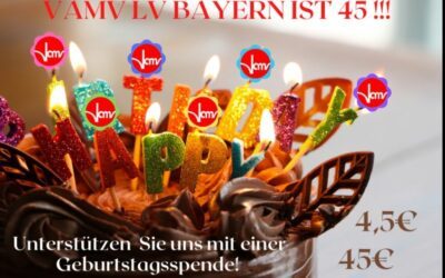 #vamvbayern feiert seinen 45. Geburtstag!