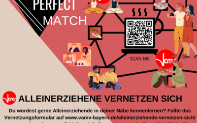#vamvbayern: Poster für „Alleinerziehende vernetzen sich“