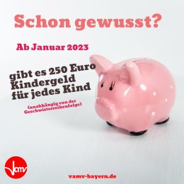#Kindergeld: Ab Januar 250 Euro